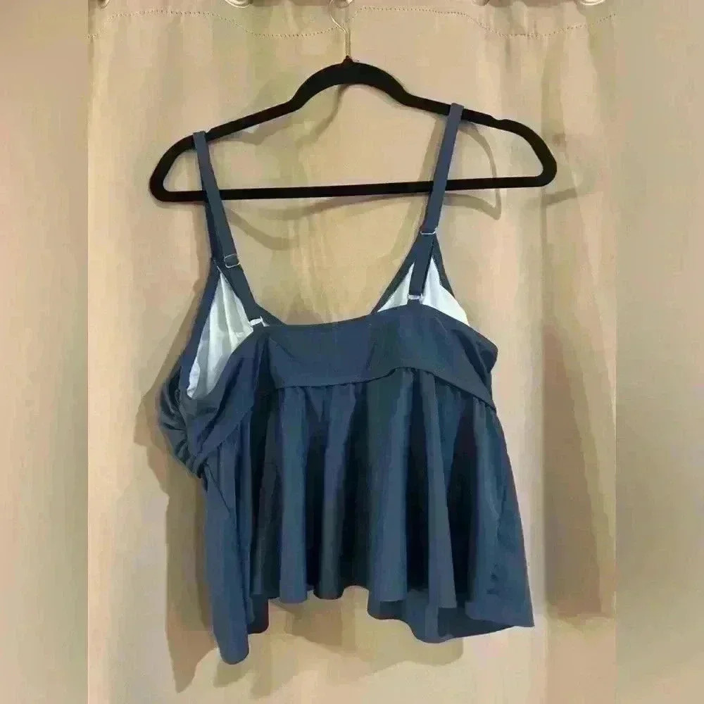 Women’s NWT Blue Cupshe One Piece Top - Picture 2 of 7